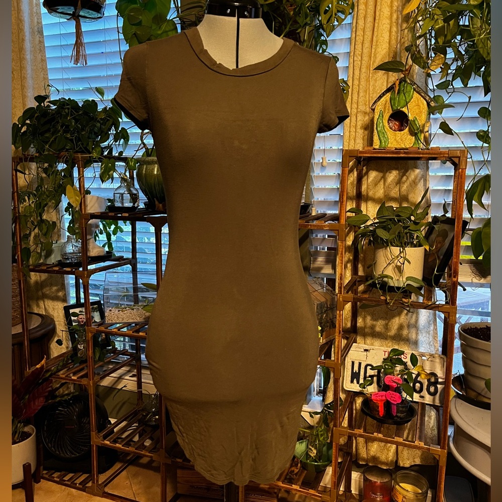 Wet Seal Olive Green Dress